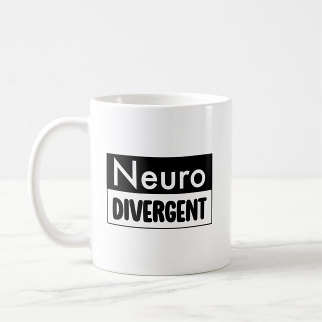 Mug Neurodivergent | Sensibilisation à la diversité ne (Gauche)