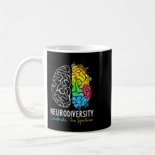 Mug Neurodiversité spectre autiste DMPS TDAH arc-en-ci