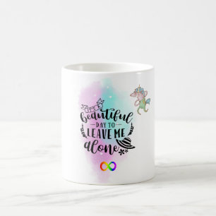 Mug Neurodiversité - Un Beau Jour Pour Me Laisser Seul