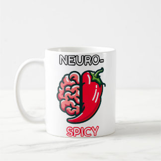 Mug Neuroépicé Neurodivergence Drôle Adhd Autisme Humo