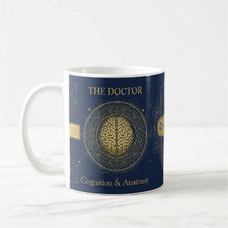 Mug Neurologie de Luxe Anatomie du Cerveau | Médecin p