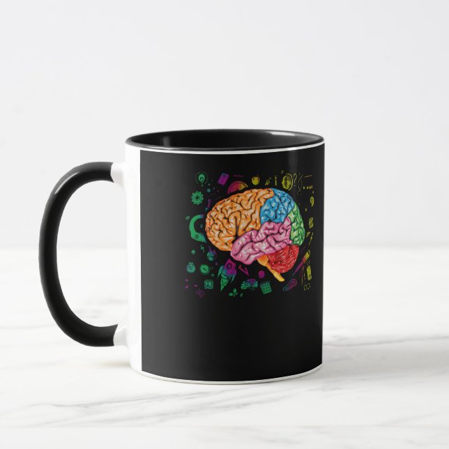 Mug Neurologue En Neuroscience Du Cerveau (Gauche)