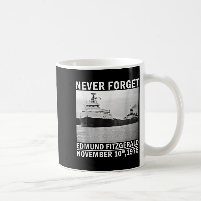 Mug Never Forget – Edmund Fitzgerald Memorial Tee Nov. (Droite)