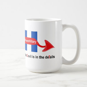 Mug Never Hillary Devil Details