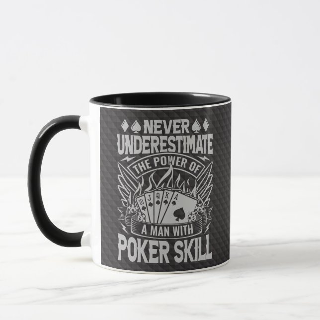 Mug never underestimate the power of a man with a poke (Gauche)