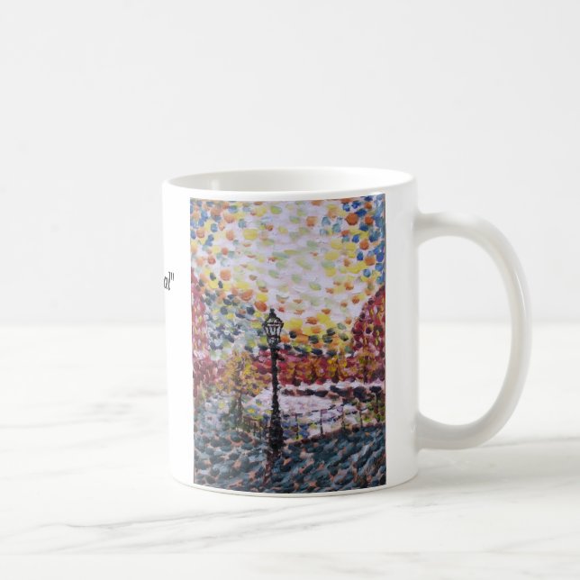 Mug "New Morning huile sur canal néerlandais "… - (Droite)
