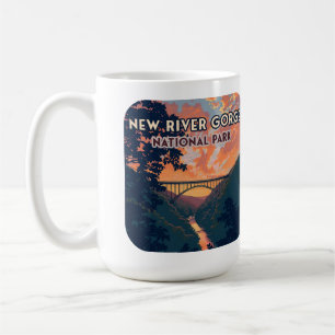 Mug New River Gorge National Park West Virginia Bridge