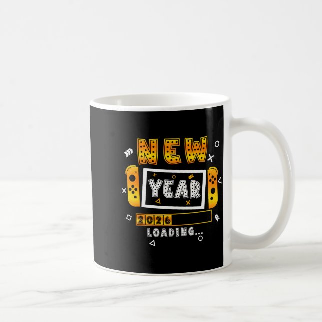 Mug New Year 2026 Loading Video Gamers New Years Eve P (Droite)
