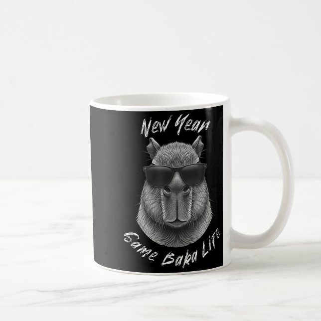Mug New Year Same Baka Life Capybara Joke  (Droite)
