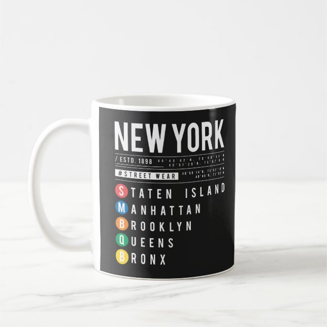 Mug New York 5 Boroughs (Gauche)