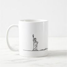 New York Mug, Statue de la Liberté, New York Lover