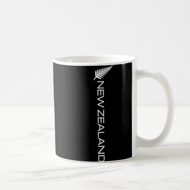 Mug New Zealand Fern Flag Athletic Srts Vertical Style (Droite)