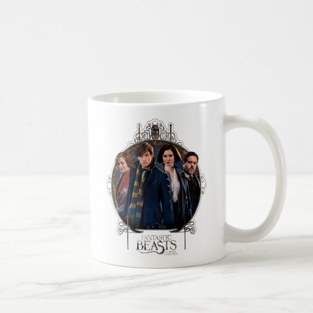 Mug NEWT SCAMANDER™ et entreprise Art Nouveau Frame (Droite)