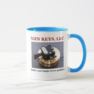 Mug newZNSLR 001, CLÉS de N3ZN, LLC, iambique fait sur