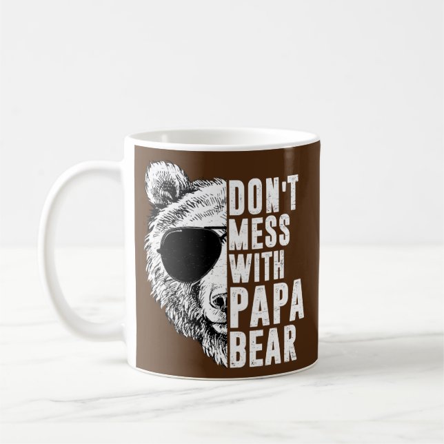 Mug N'hésitez pas avec la Fête des pères Papa Bear  (Gauche)