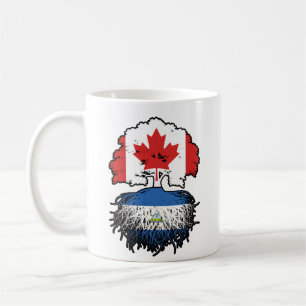 Mug Nicaragua Origines de l'arbre canadien nicaraguaye