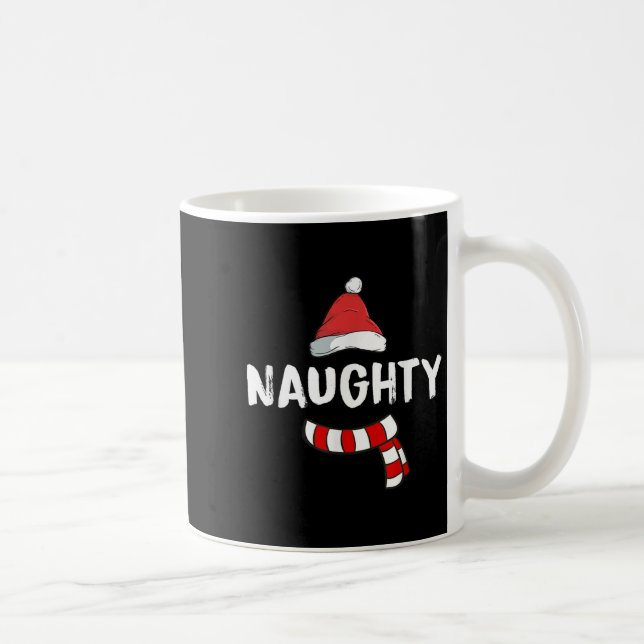 Mug Nice And Naughty Shirt Matching Christmas Pajamas  (Droite)
