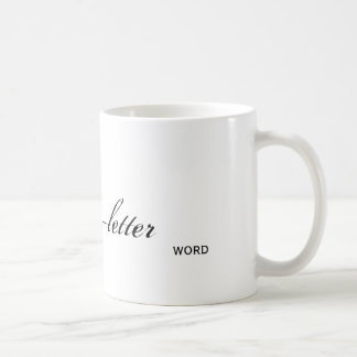 Mug "Nice", est a, quatre-lettre, mot