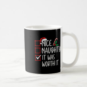 Mug Nice Naughty C'Était Véritable C'Était Noël Liste