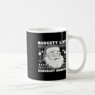 Mug Nice Naughty Membre honoraire Noël Liste des Noël