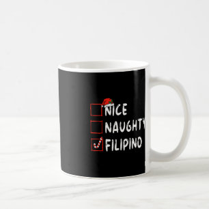Mug Nice Naughty Philippines Noël Philippines Noël