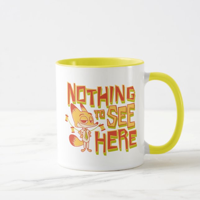 Mug Nick Wilde - Rien à voir ici (Droite)