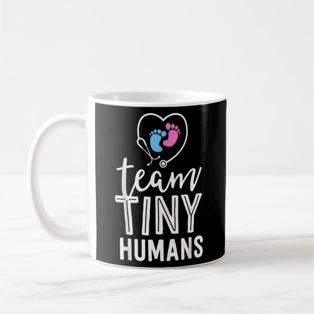 Mug Nicu Nurse Teamtiny Humains Néonatal Icu Infirmièr (Gauche)