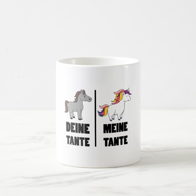 Mug Niece Nephew Tante Drôle Cheval Votre Tante Ma Tan (Centre)