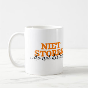 Mug Niet Storen/ne touchent pas au vocabulaire