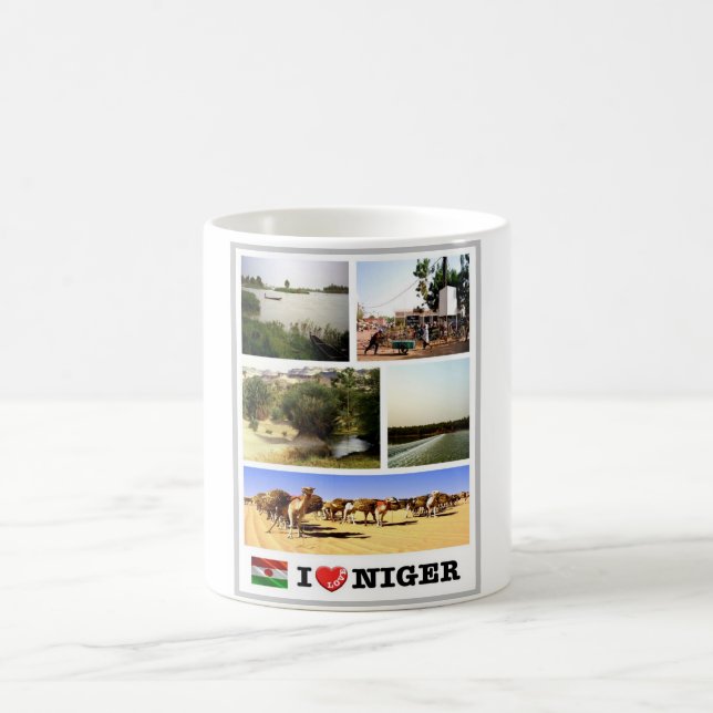 Mug Niger - Drapeau d'agitation - (Centre)