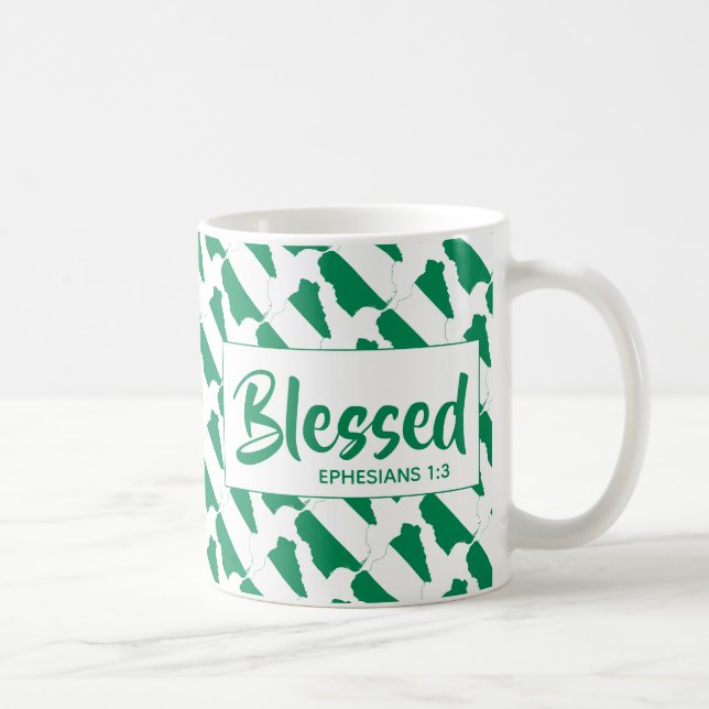 Mug NIGERIA Bienheureux Éphésiens Écriture chrétienne (Droite)