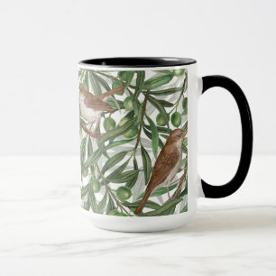 Mug Nightingales dans l'olivier