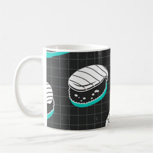 Mug Nigiri Sushi Motif de croquis Vintage