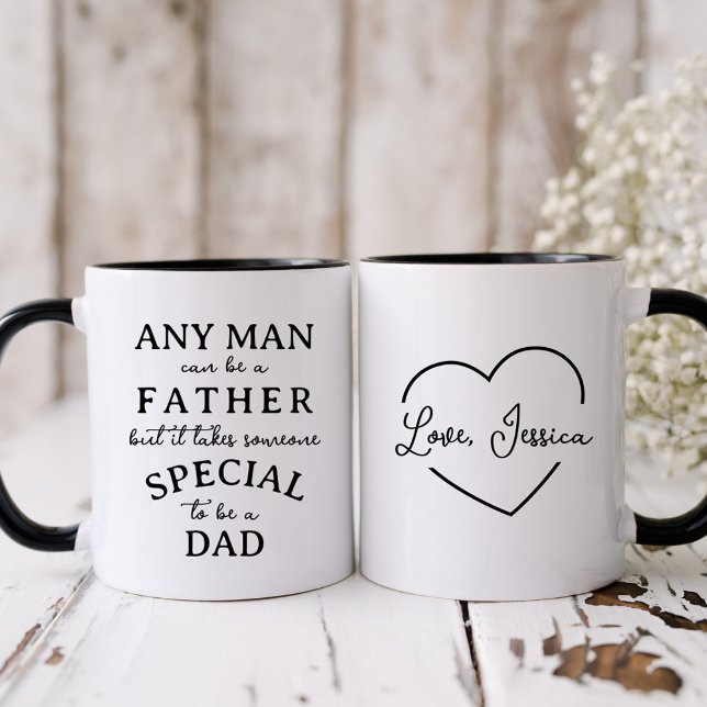 Mug N'importe quel homme peut être un père mais...Mug (Créateur téléchargé)