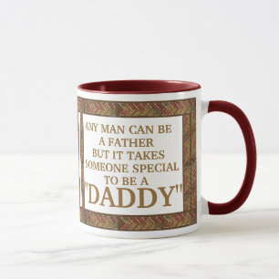 Mug N'importe quel homme peut être un père, mais papa