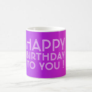 Mug N'Importe Quel Nom Modifiable Joyeux Anniversaire 