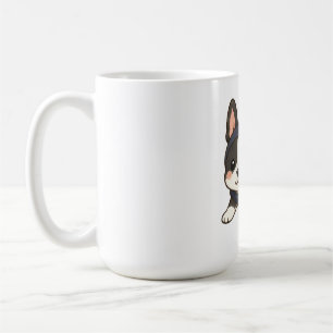 Mug Ninja Chien Japonais Kawaii Boston Terrier