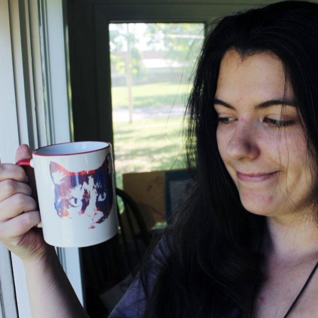 Mug Nitté vintage plaid (Créateur téléchargé)