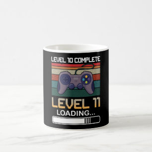 Mug Niveau 10 Niveau complet 11 Jeu vidéo d'annivers