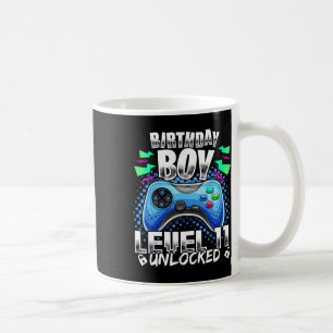 Mug Niveau 11 Déverrouillé Jeu vidéo 11e Anniversaire