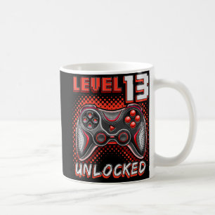 Mug Niveau 13 Jeu vidéo déverrouillé 13e Jeu d'anniver