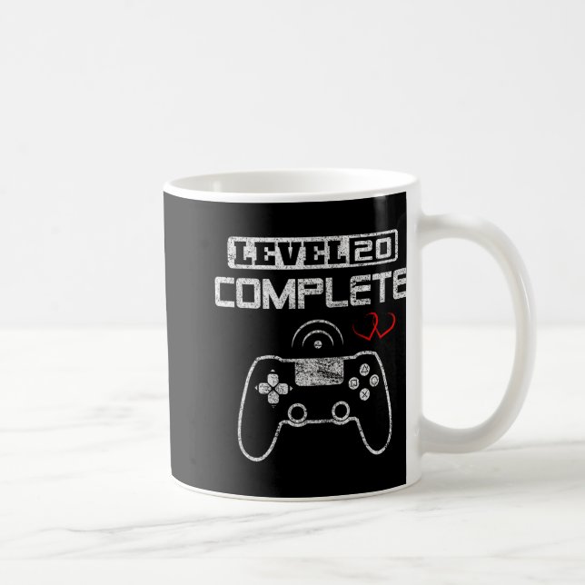 Mug Niveau 20 Fin 20e anniversaire de Mariage Femmes M (Droite)