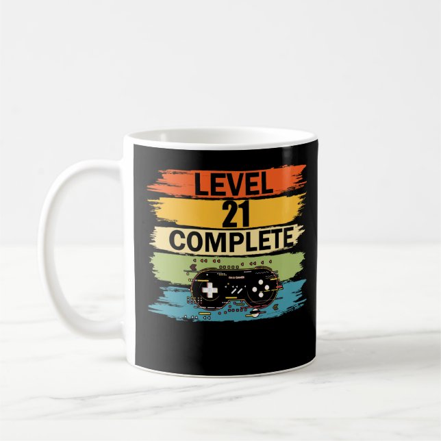 Mug Niveau 21 Complet Vintage (Gauche)