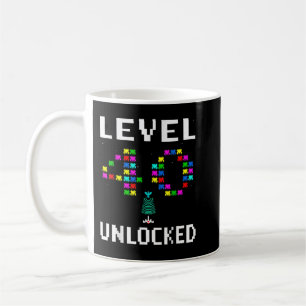 Mug Niveau 40 Jeu vidéo déverrouillé 40e anniversaire