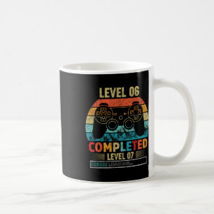 Mug Niveau 6 Terminé Niveau 7 Chargement 6e anniversai