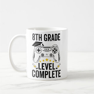 Mug Niveau 8e année Niveau complet Gamer de graduation