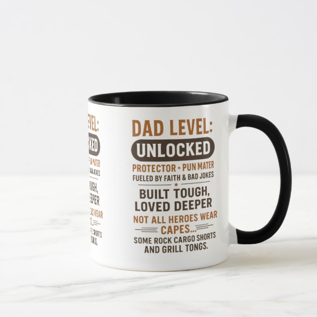 Mug Niveau père : Déverrouillé (Droite)