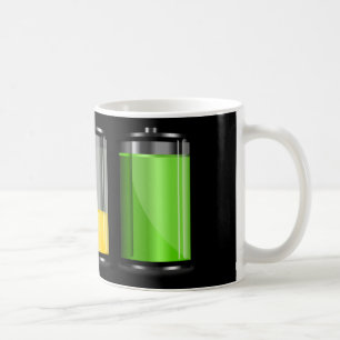Mug Niveaux de batterie pour le jour de la batterie