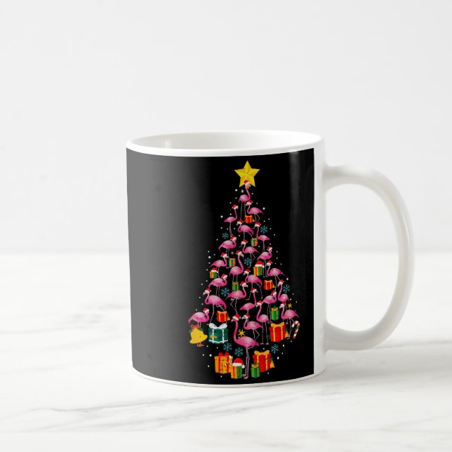 Mug Nk Flamingo Santa Merry Christmas Tree Lights Wome (Droite)