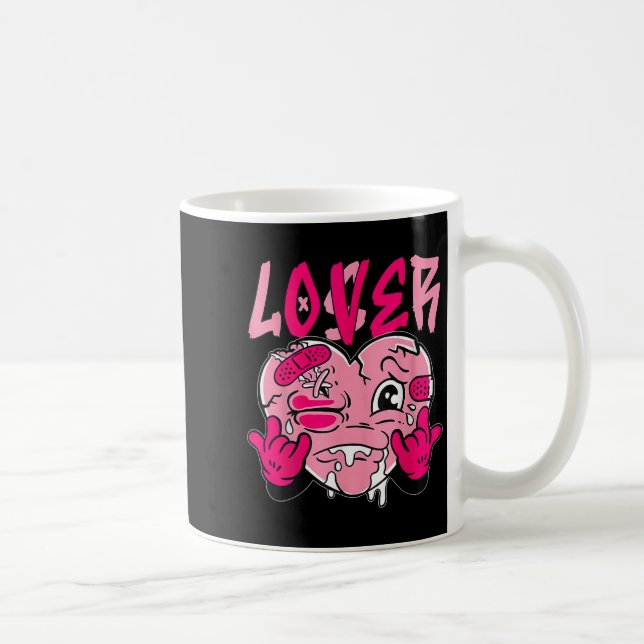Mug Nk Loser Lover Nk Drip Heart Matching Tee For Men  (Droite)